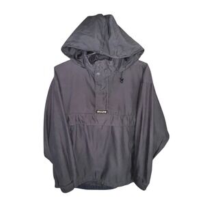 Vintage Chaps Ralph Lauren Pullover Hooded Windbreaker 3/4 Zip Mens Large